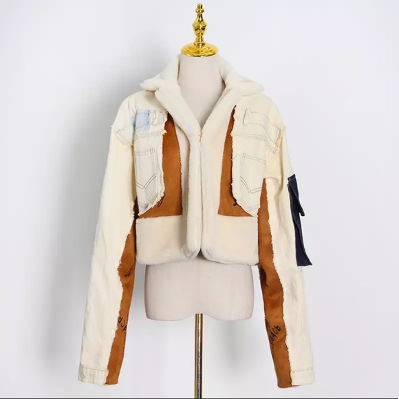 Patchwork denim jacket - Picture 1 of 2